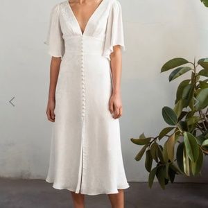 Jenny Yoo Lucinda Dress- white size 4